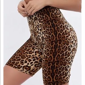 Leopard Biker Shorts